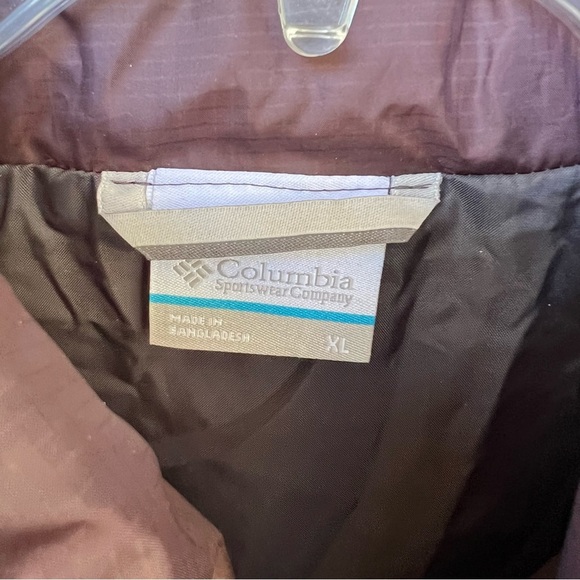 COLUMBIA PUFFECT LONG PUFFER VEST SIZE XL BROWN NWT - Picture 7 of 11